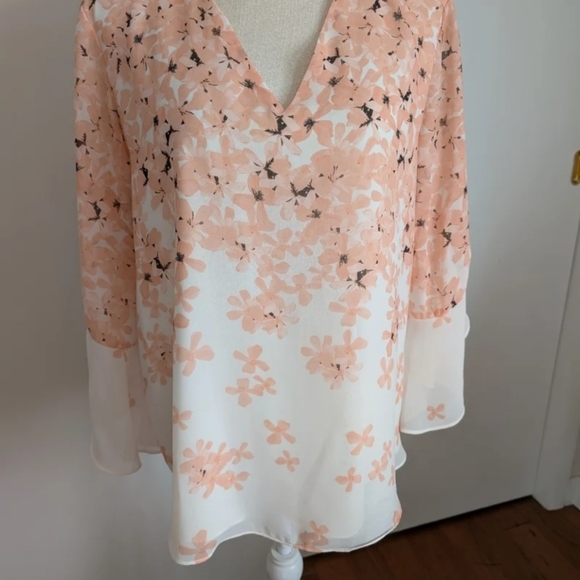 Pretty Peach 2pc Calvin Klein Pant Set-sz8 - Picture 2 of 6